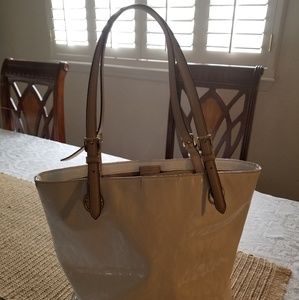 Michael Kors Patent Leather embossed MKJet Set Bag